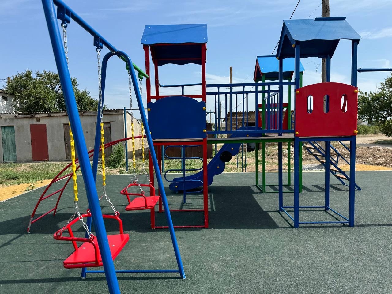 Детская площадка в Черноморское, Крым — фото 2